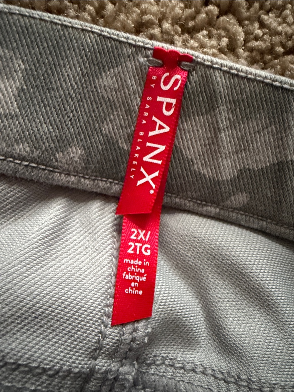 Spanx sz 2x camo pants